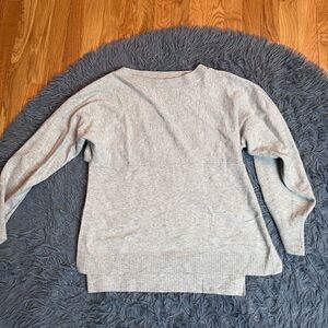 Vince Light Gray Boatneck Wool Cashmere Sweater Size S